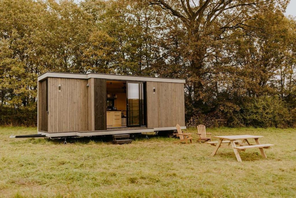 Villa Parcel Tiny House I L'Arche Des Hays à Les Hays Extérieur photo